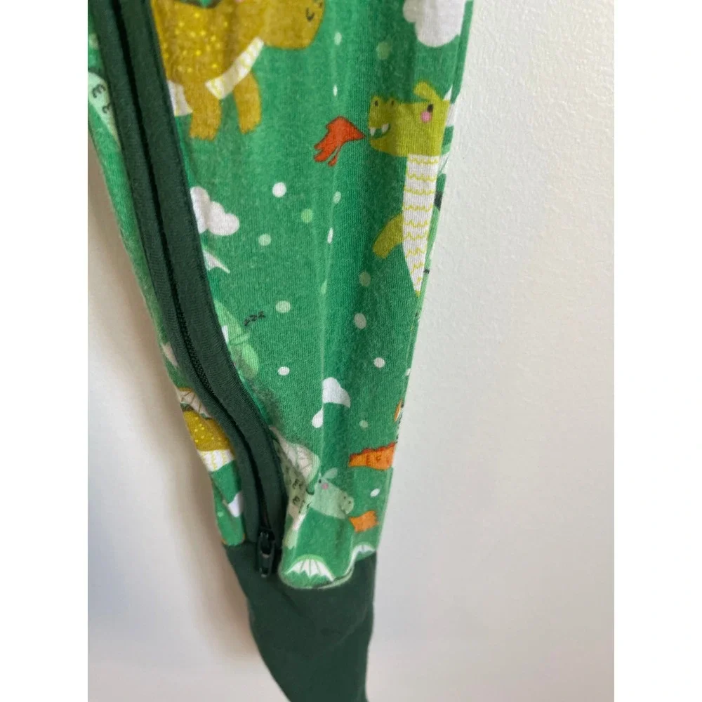 Little Sleepies Dragon Dreamland Zippy Bamboo 6-12 Months